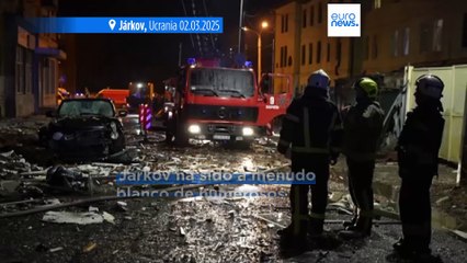 Ocho heridos tras el lanzamiento ruso de decenas de drones contra Ucrania