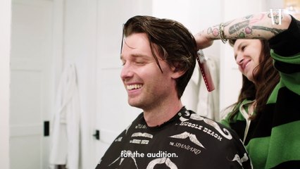 'The White Lotus' Star Patrick Schwarzenegger Gets Ready for the Oscar Party