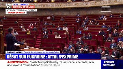 Gabriel Attal (Renaissance): "L'Ukraine n'a d'excuses à présenter à personne"