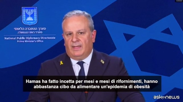 Israele: blocco aiuti a Gaza? Hamas ha scorte cibo ma non condivide