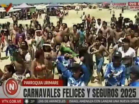 La Guaira | Pueblo venezolano disfruta del Festival Viva Venezuela 2025 en Playa Candilejas
