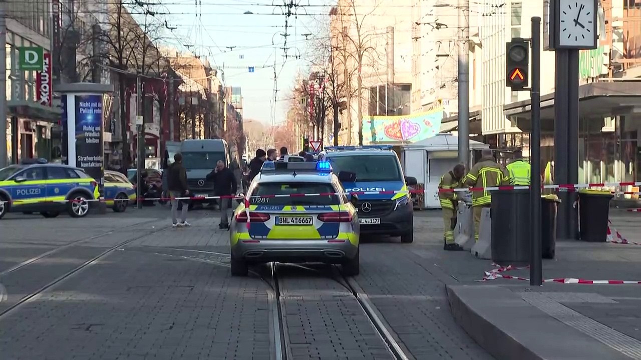Un atropello en la ciudad alemana de Mannheim deja dos muertos y varios heridos