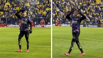 Malagón hace polémico festejo en goleada a Toluca y divide opiniones en redes sociales