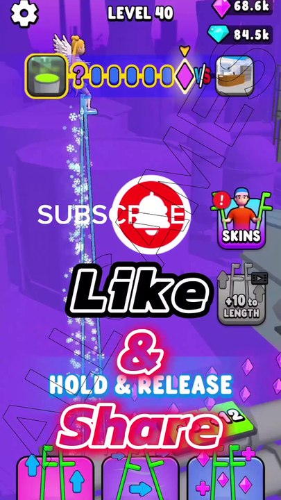 Stilts Run LVL 40 Gameplay FUN GAME #shorts #StiltsRun #fungames #viralvideo