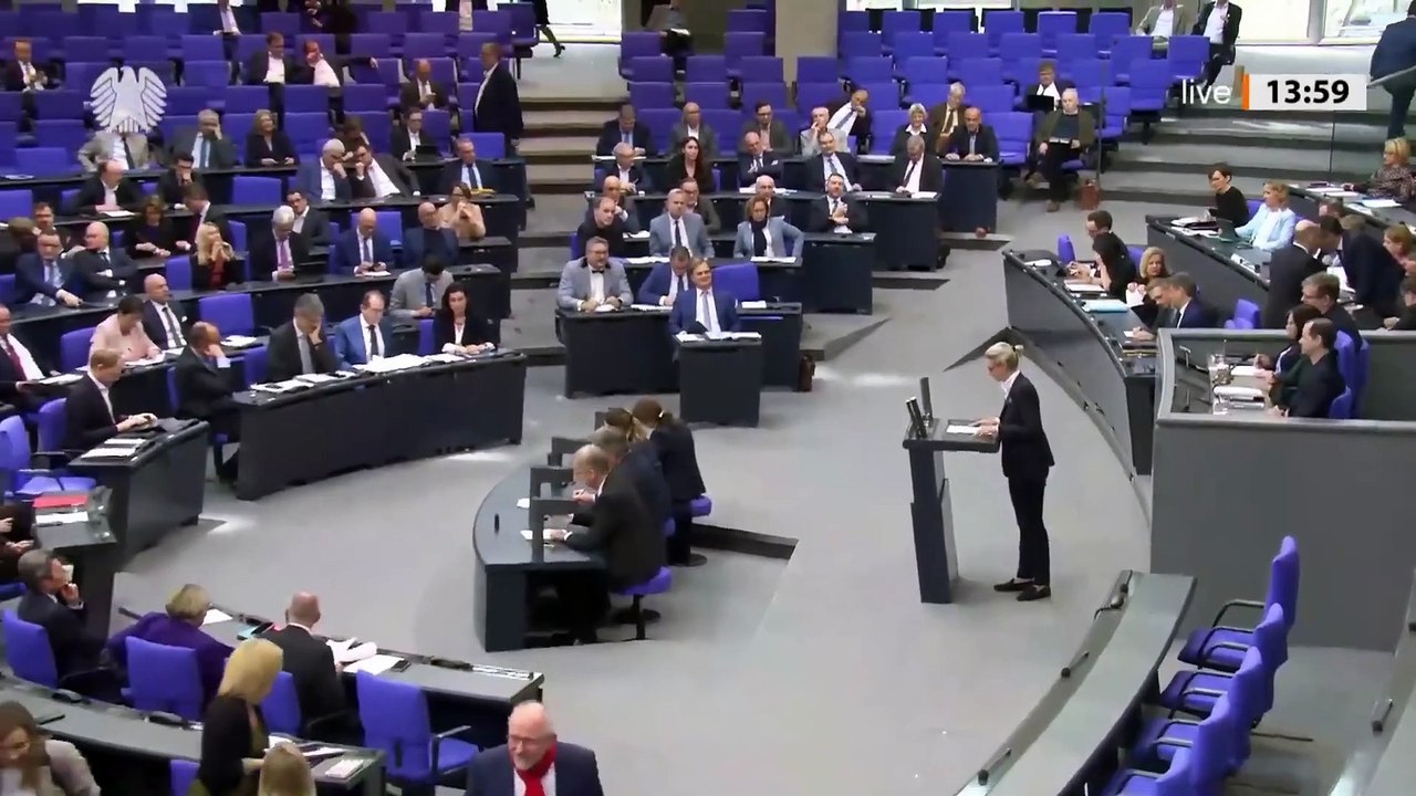 Dieser Krieg muss nicht eingefroren, er muss beendet werden' ¦ Alice Weidel (AfD)  3.3.25