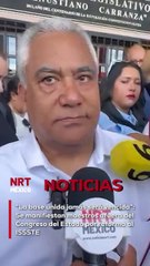 Docentes alzan la voz y se movilizan frente al Congreso para rechazar la reforma al ISSSTE, asegurando que afectará sus prestaciones y jubilaciones.