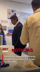 Usuarios de redes sociales han expresado su indignación tras la difusión de un video en el que se observa a una empleada de una Churrería siendo presionada para renunciar.