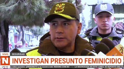 lpz: investigan presunto feminicidio en la paz