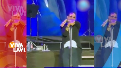 Marc Anthony enfurece durante show tras recibir botellazo