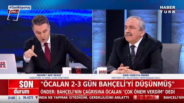 Sırrı Süreyya Önder: Öcalan'ın hiçbir şartı yok