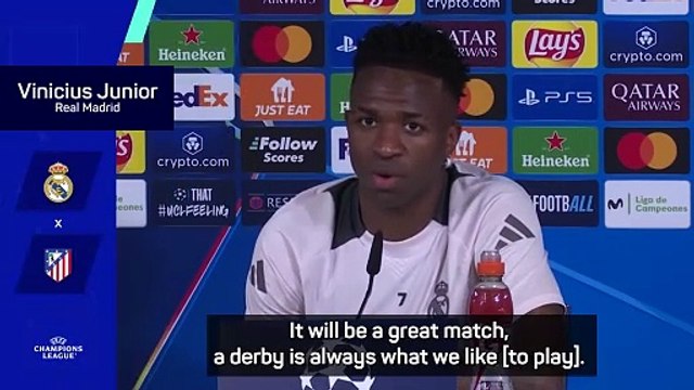 'We wait all season' for these matches - Vinicius Jr.