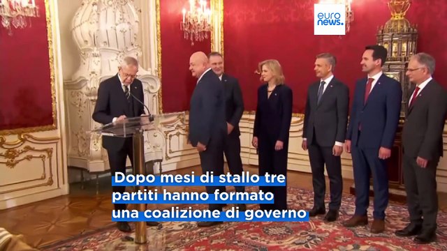 Austria, Christian Stocker del centrodestra Övp presta giuramento come nuovo cancelliere
