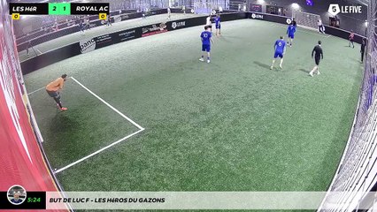 But de Luc F - Les Héros du gazons