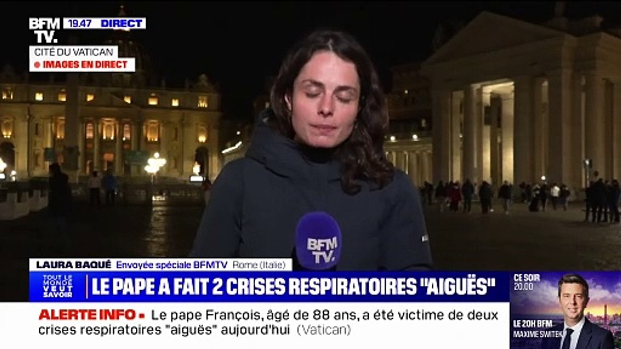 Le pape François victime de deux crises respiratoires "aiguës"