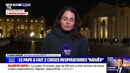 Le pape François victime de deux crises respiratoires "aiguës"