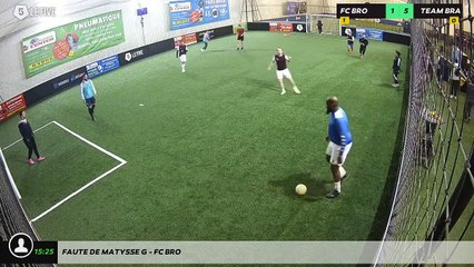 Faute de Matysse G - Fc Bro