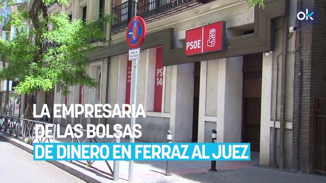La empresaria de las bolsas de dinero en Ferraz al juez: «Subí a la 2ª planta y me estaban esperando»