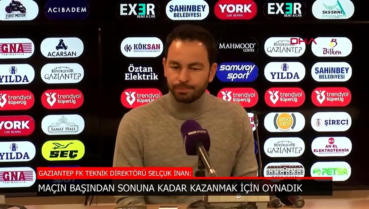 Selçuk İnan: Sonuna kadar kazanmak için oynadık