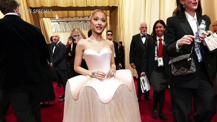 La alfombra roja de los Óscar reluce con mucho brillo, blanco y la moda "Wicked"