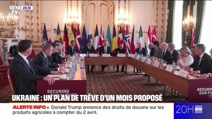 Guerre en Ukraine: une trêve d'un mois proposée