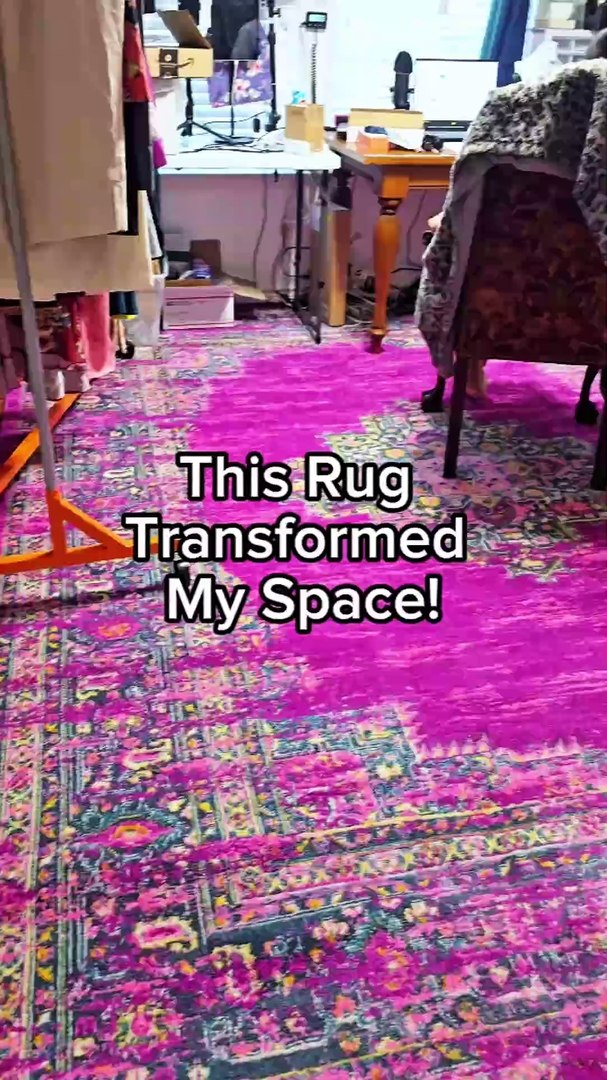 ⁣This Rug Transformed My Space!
