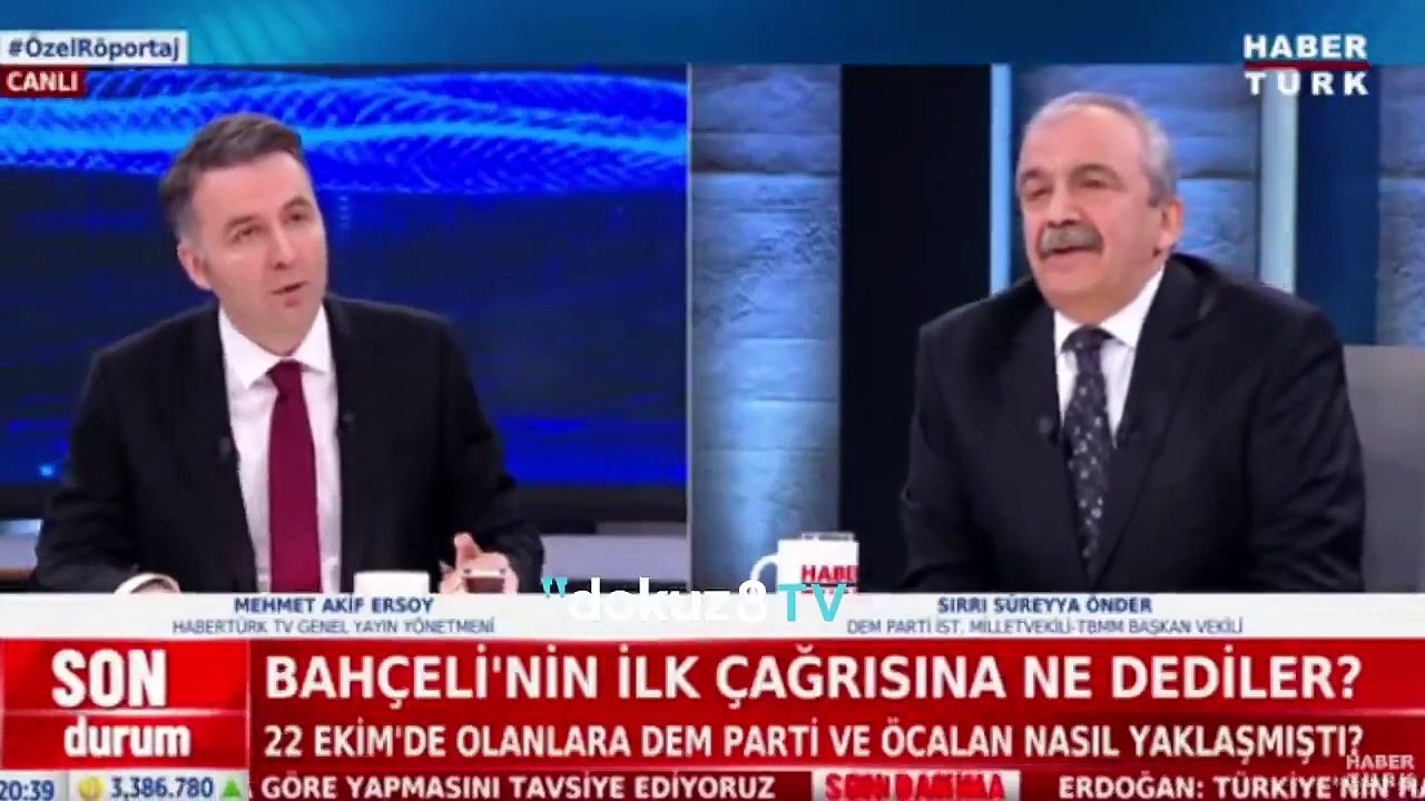 Sırrı Süreyya Önder, Devlet Bahçeli’nin kendisine “Daha barış halayı çekeceğiz” dediğini söyledi