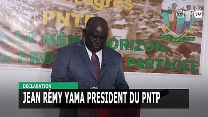 [#Reportage] Déclaration : Jean Rémy Yama, président du parti politique PNTP