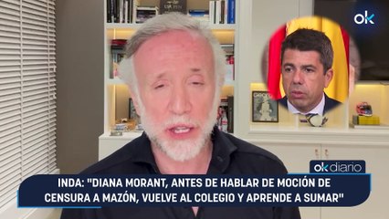Inda critica a Diana Morant por su falta de preparación en la moción de censura 📚