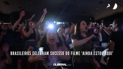 Brasileiros celebram sucesso do filme ‘Ainda Estou Aqui’