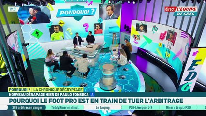 Pourquoi le foot pro est en train de tuer l'arbitrage ?  - L'Équipe de Greg - extrait