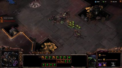 [SC2]No.0351--Great ZERG Player vs Harder-Level ZERG A.I, WIN[Baneling Bust, +1 Queen].CUT.00'46-07'59