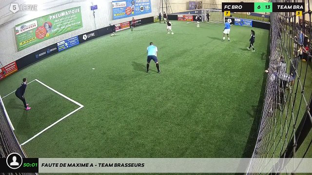 Faute de Maxime A - Team Brasseurs