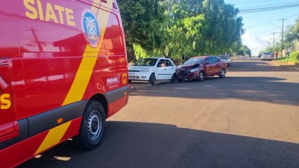 Mulher e criança ficam feridas em acidente no Floresta