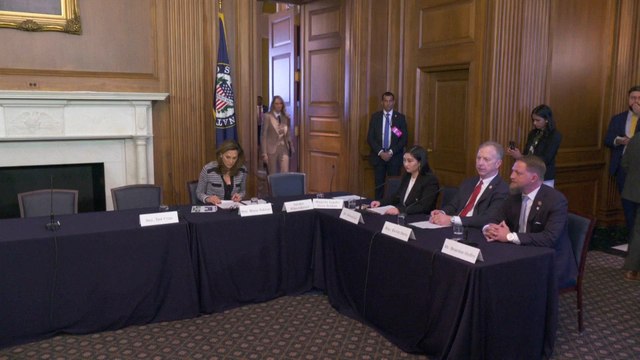 Melania Trump criticizes Democrats and 'partisan politics' at roundtable on punishing revenge porn