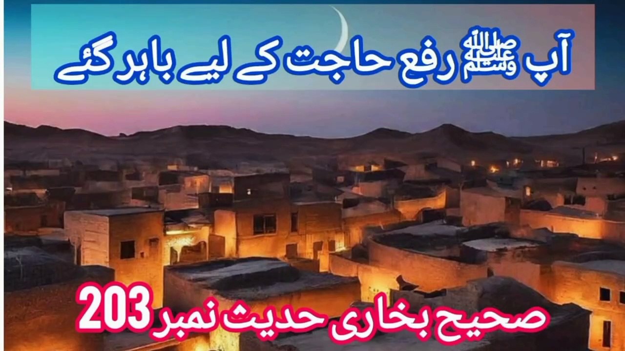 Sahih Bukhari Hadees No 203
