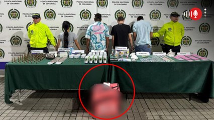 Así era uno de los laboratorios de droga sintética más grande de Colombia