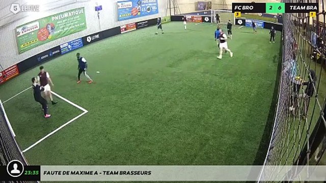 Faute de Maxime A - Team Brasseurs