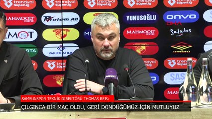Samsunspor'da Thamos Reis, muhteşem geri dönüşü anlattı: Çılgınca bir maç!