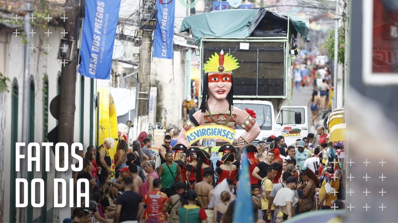 Carnaval 2025: foliões vão às ruas nos blocos tradicionais de Vigia de Nazaré