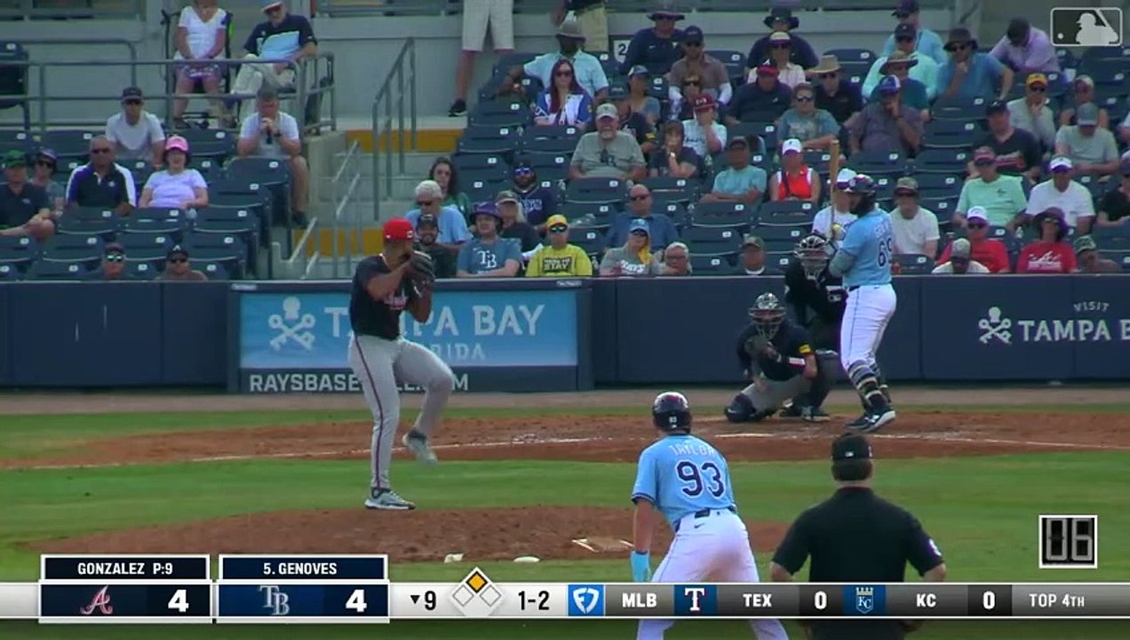 MLB: Ricardo Genovés deja en el terreno a Atlanta con un hit de oro