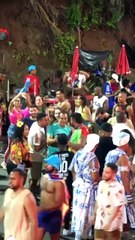 Bruno Reis é tietado por apoiadores durante pipoca no Carnaval; confira