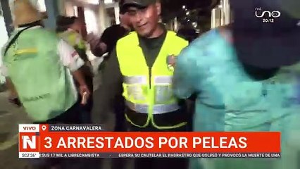 3 arrestados por peleas