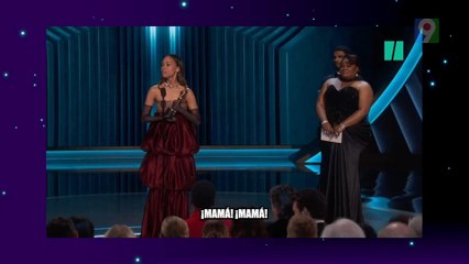 ¡En hora buena! Entre lágrimas y mucha emoción Zoe Saldaña gana su primer Oscar | ENM