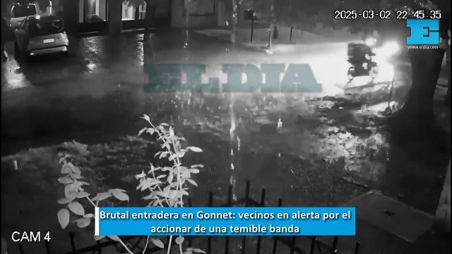 Brutal ataque en Gonnet: vecinos en vilo por el accionar de una banda que comete entraderas