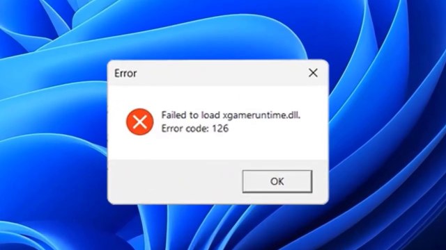 Solved - Failed to load xgameruntime.dll. Error code - 126 on Windows 11 / 10