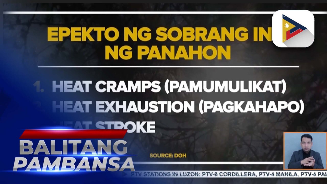 DOH, pinag-iingat ang publiko sa mga sakit bunsod ng matinding init ng panahon