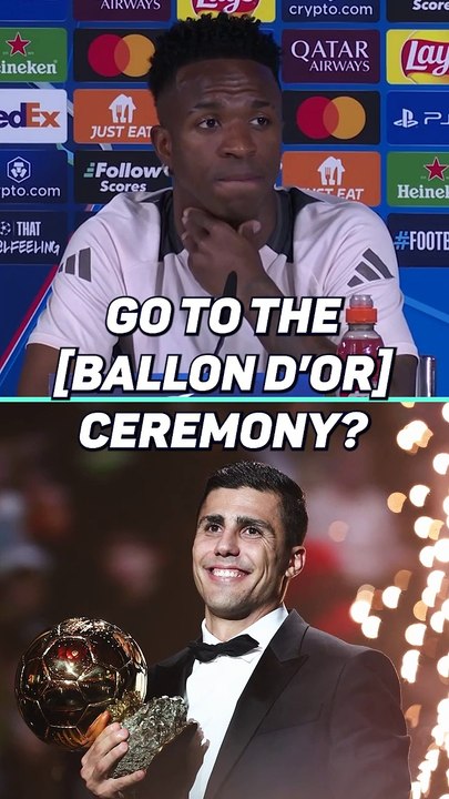 Real Madrid asked me to snub Ballon d’Or ceremony – Vinicius
