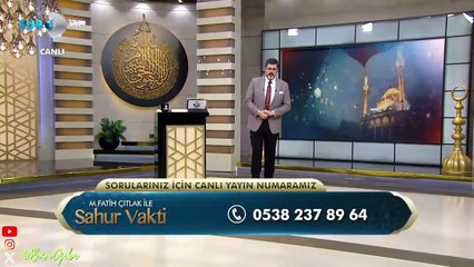 M. Fatih Çıtlak ile Sahur Vakti 3. Bölüm (3 Mart 2025)