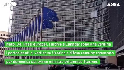 Dall'Ue alla Turchia, ecco chi sara' al vertice di Londra sull'Ucraina