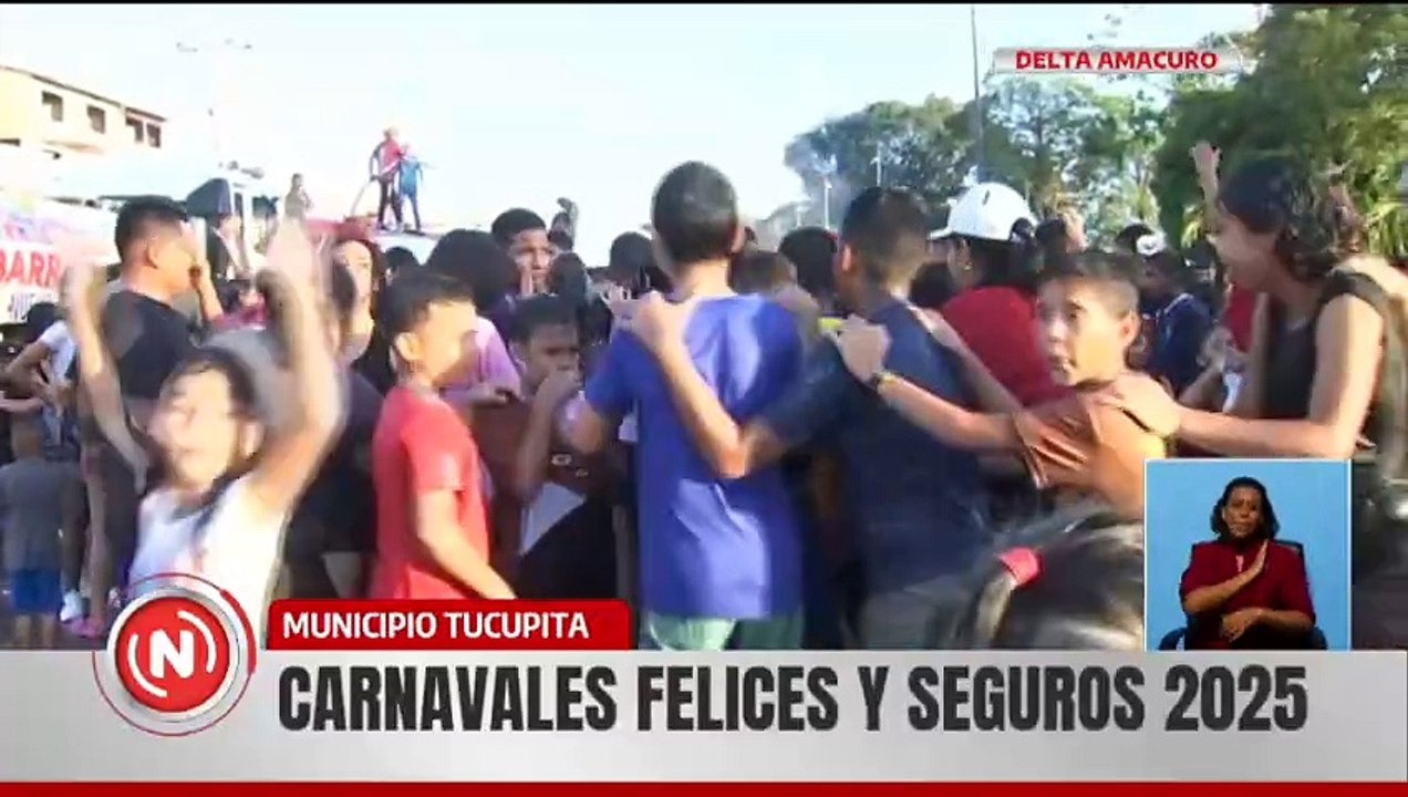 Delta Amacuro | Habitantes de Tucupita disfrutan en familia de los Carnavales Felices y Seguros 2025